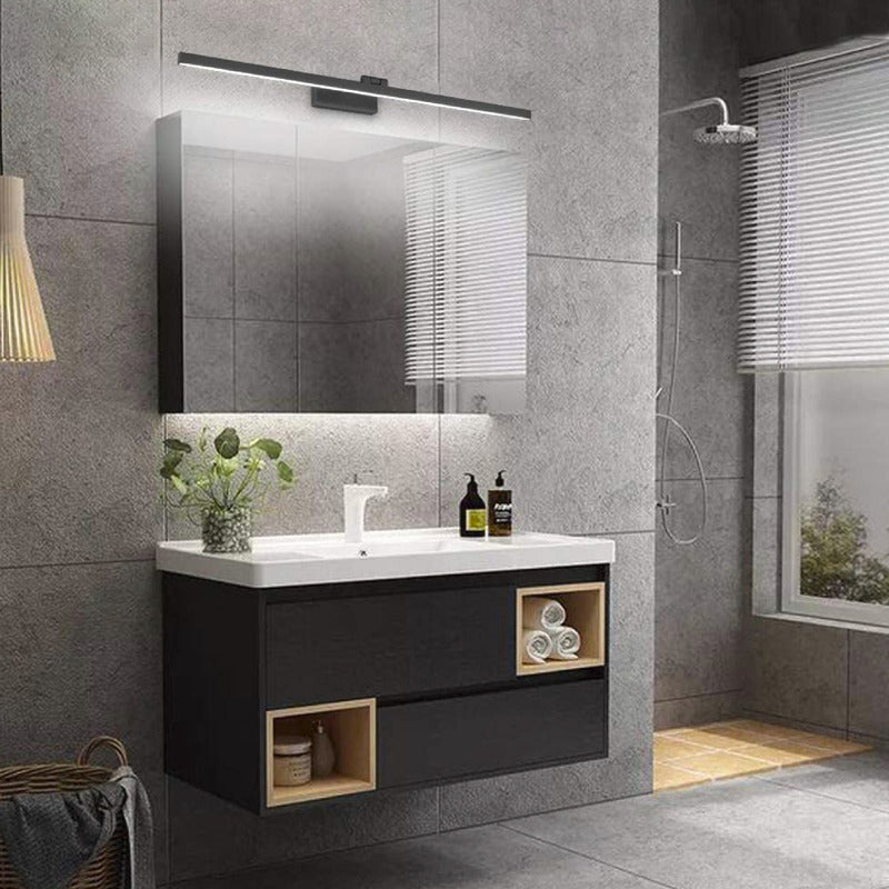 Aplique De Pared Line 60cm Diseño Moderno Baño Led Buena Luz