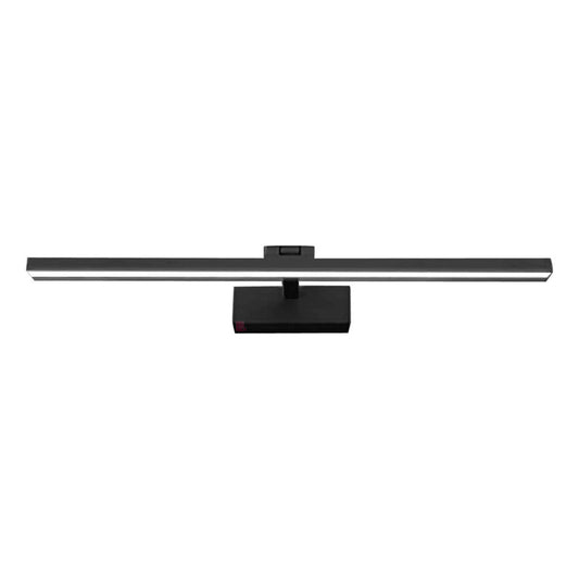 Aplique De Pared Line 60cm Diseño Moderno Baño Led Buena Luz Estructura Negro / Luz Cálida