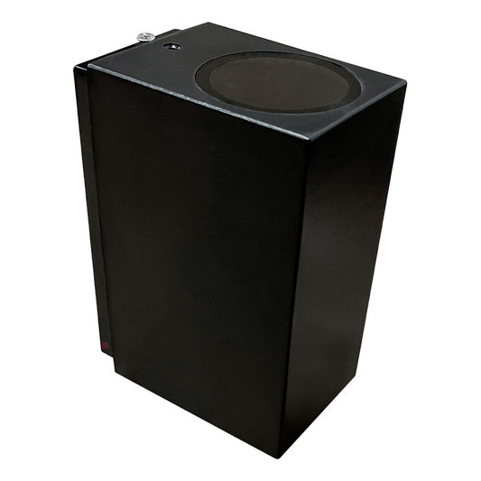 Aplique Exterior De Pared Deck Bidireccional Iluminacion Led Estructura Negro