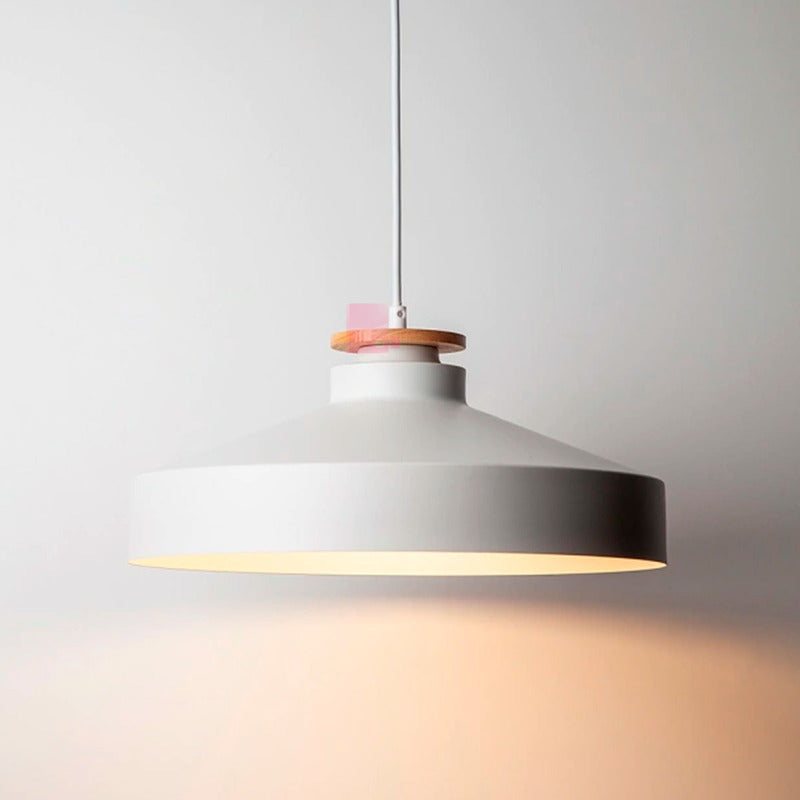 Lampara Colgante Wood Iluminacion Led Decorativa Buena Luz