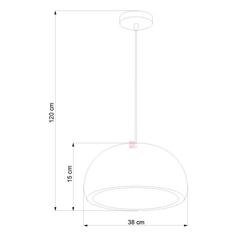 Lámpara Colgante De Techo Cuencos Led Comedor Buena Luz