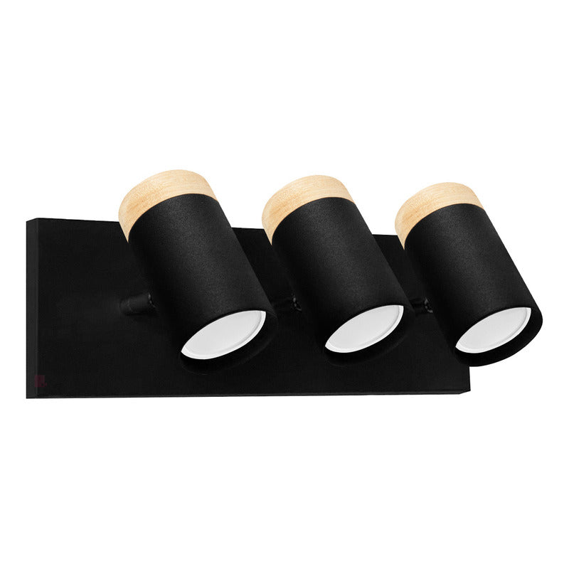 Aplique Dolby 3 Luces Iluminacion Led Diseño Buena Luz