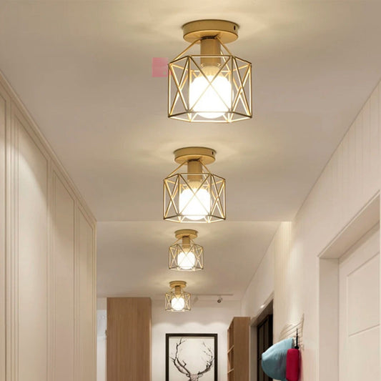 Lámpara Plafón Redonda 10w 3000k Buena Luz Zuma Estructura Dorado