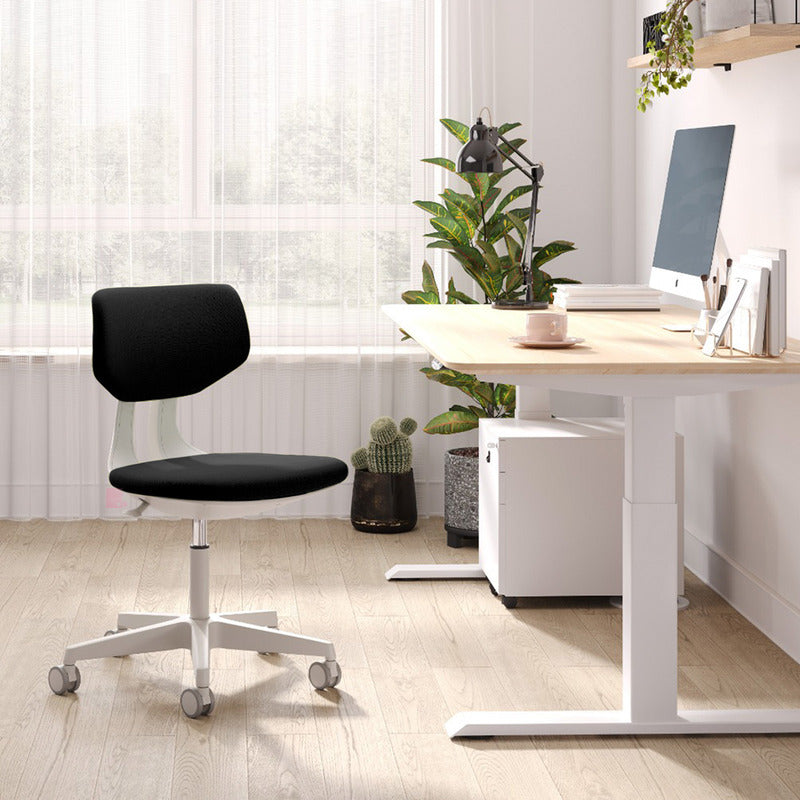 Silla De Escritorio Mac Oficina Diseño Ergonómico Y Calidad Color Negro Material Del Tapizado Tela Elástica