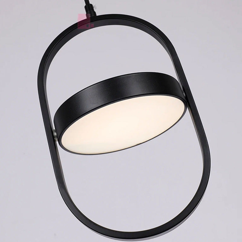 Lampara Colgante Wow Led Direccional Decorativa Buena Luz Estructura Negro