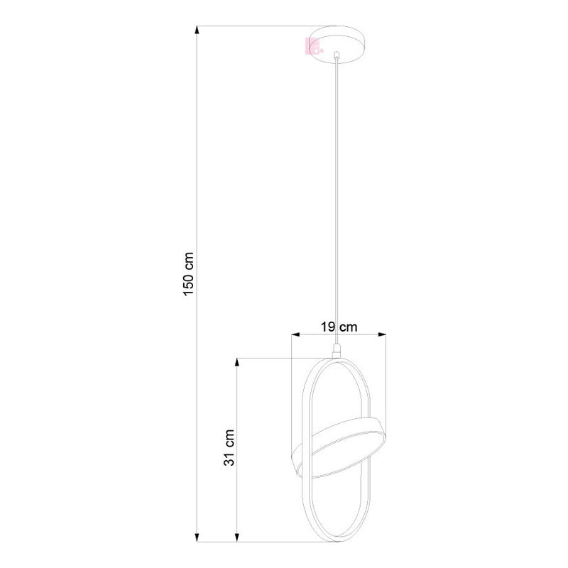 Lampara Colgante Wow Led Direccional Decorativa Buena Luz