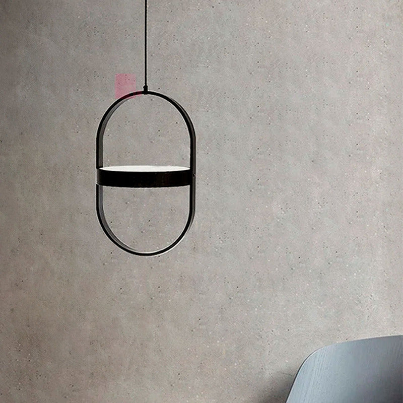 Lampara Colgante Wow Led Direccional Decorativa Buena Luz Estructura Negro