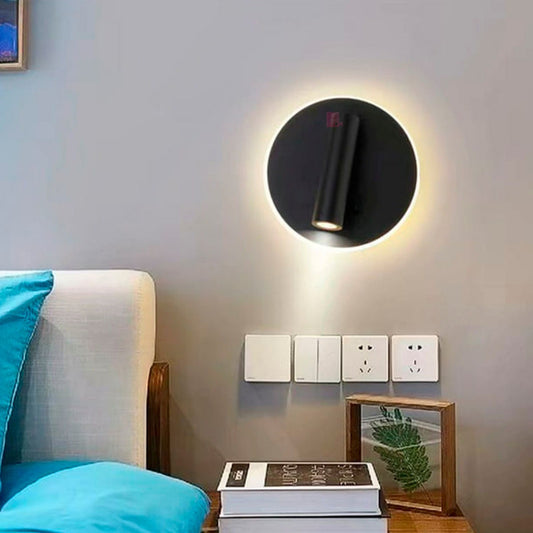 Aplique Cabecera Circle Led Direccional Movil Buena Luz