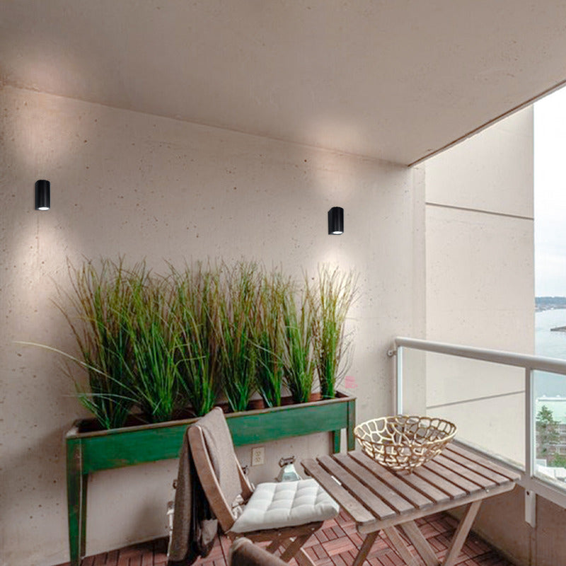 Aplique Exterior Pared Bidireccional Iluminacion Led Ip65