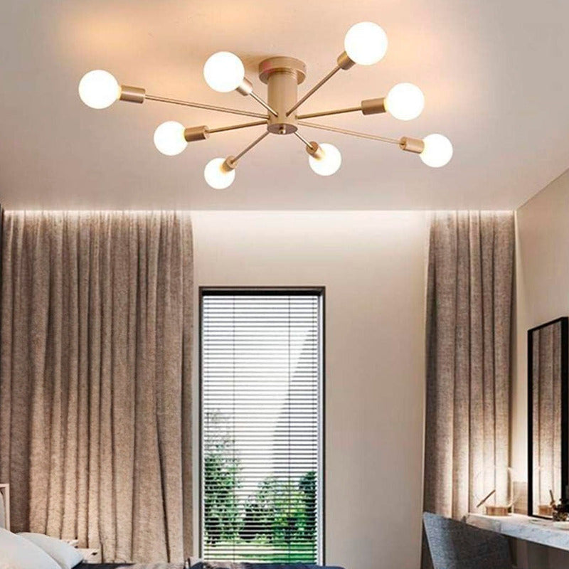 Lámpara De Techo Azteka Led Ideal Living Comedor Buena Luz