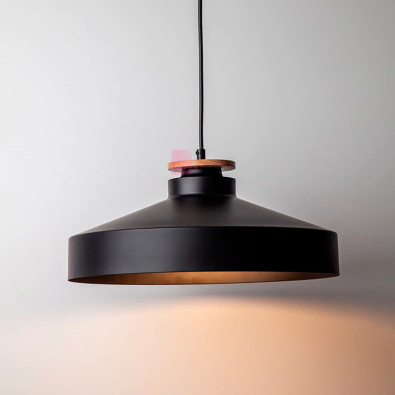 Lampara Colgante Wood Iluminacion Led Decorativa Buena Luz