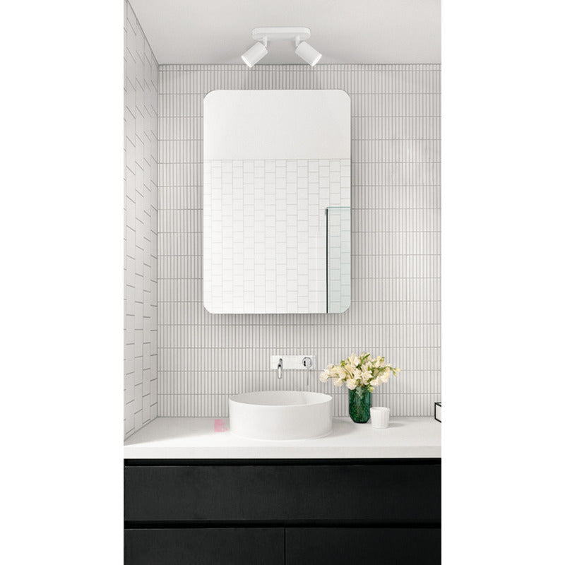 Lampara Aplique De Pared Loop 2 Luces Led Diseño Buena Luz