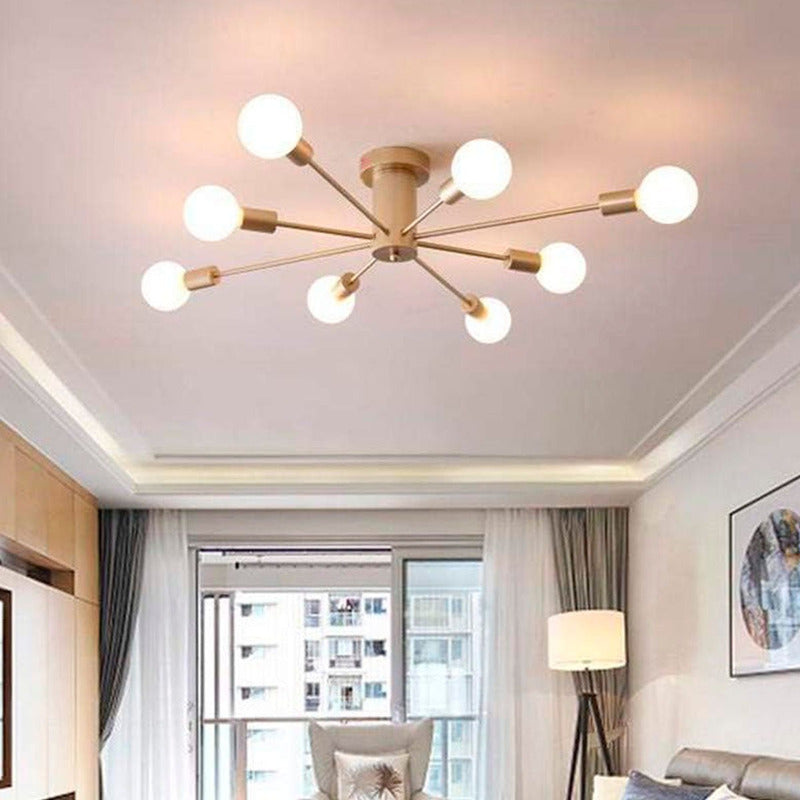 Lámpara De Techo Azteka Led Ideal Living Comedor Buena Luz