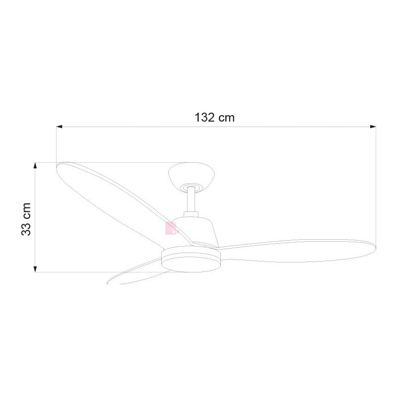 Ventilador De Techo Luz Led Diseño Galaxy Madera Buena Luz