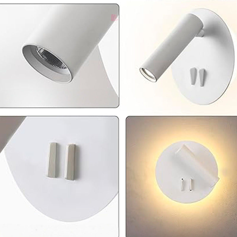 Aplique Cabecera Circle Led Direccional Movil Buena Luz