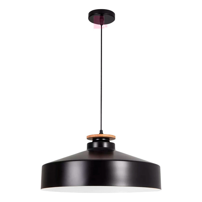 Lampara Colgante Wood Iluminacion Led Decorativa Buena Luz