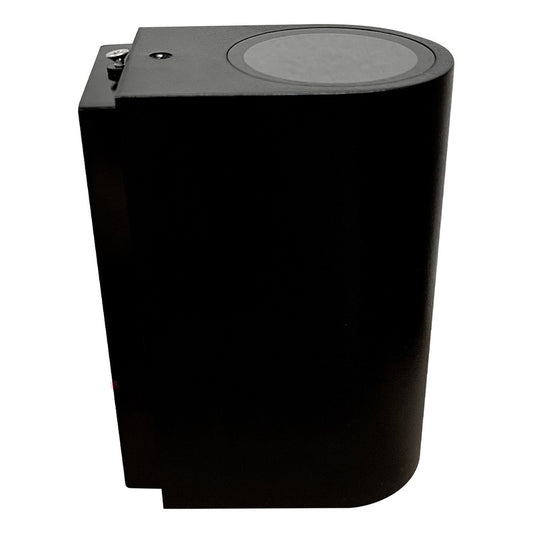 Aplique Exterior Pared Bidireccional Iluminacion Led Ip65 Estructura Negro