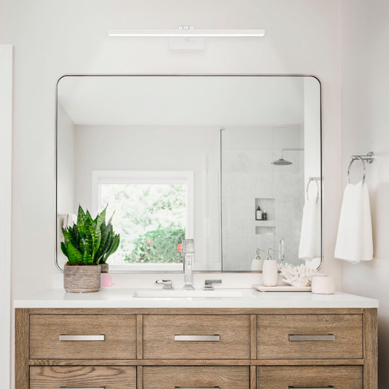 Aplique De Pared Line 60cm Diseño Moderno Baño Led Buena Luz