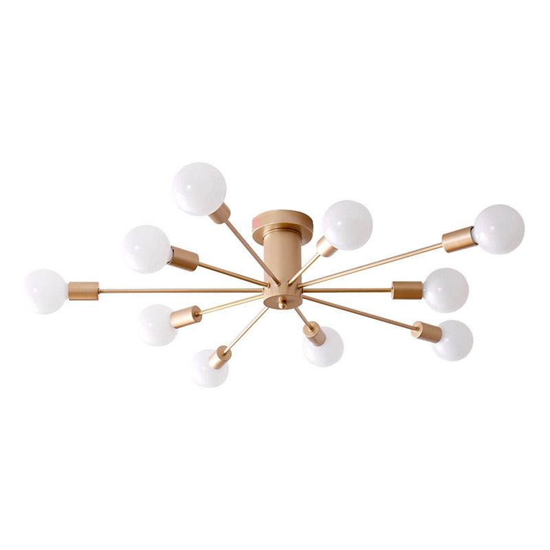 Lámpara De Techo Azteka Led Ideal Living Comedor Buena Luz