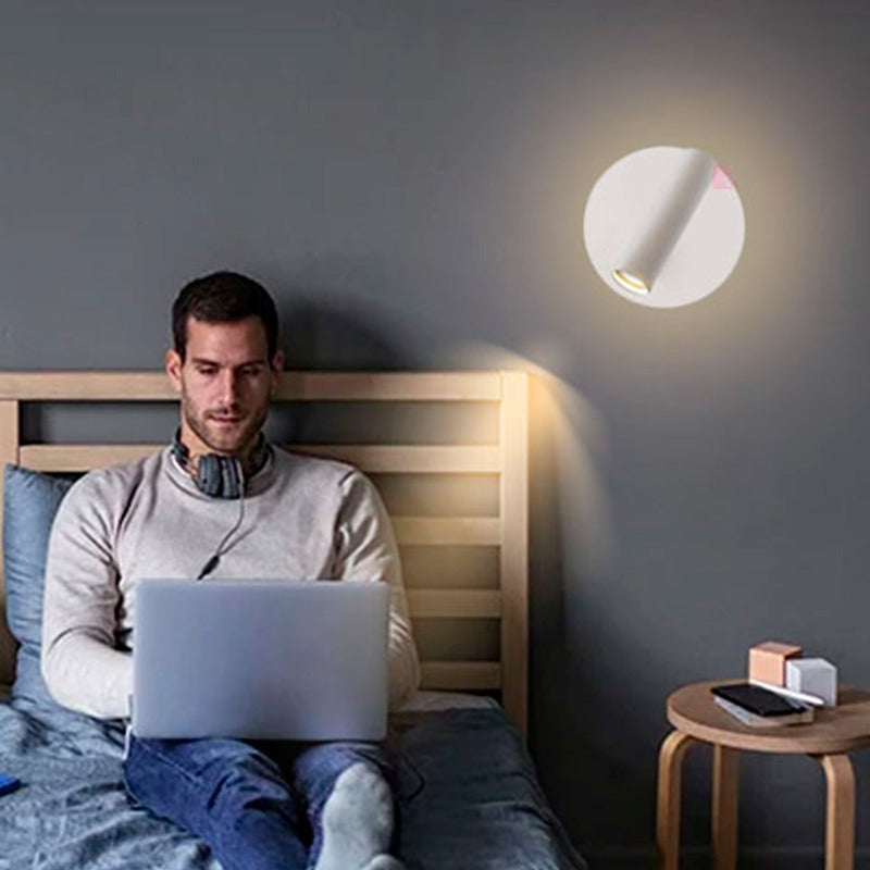 Aplique Cabecera Circle Led Direccional Movil Buena Luz