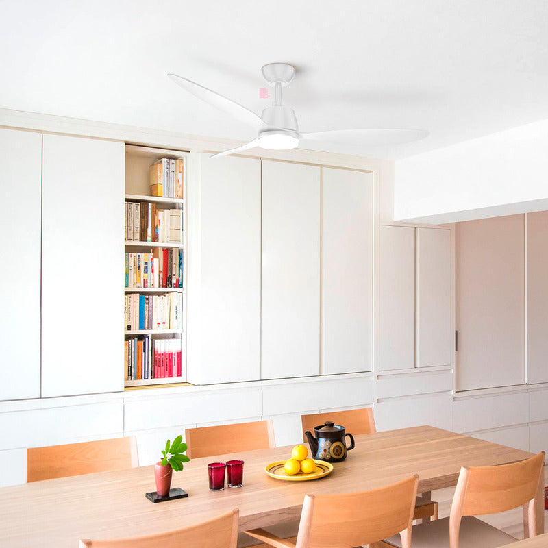 Ventilador De Techo 3 Aspas Luz Led Diseño Galaxy Buena Luz
