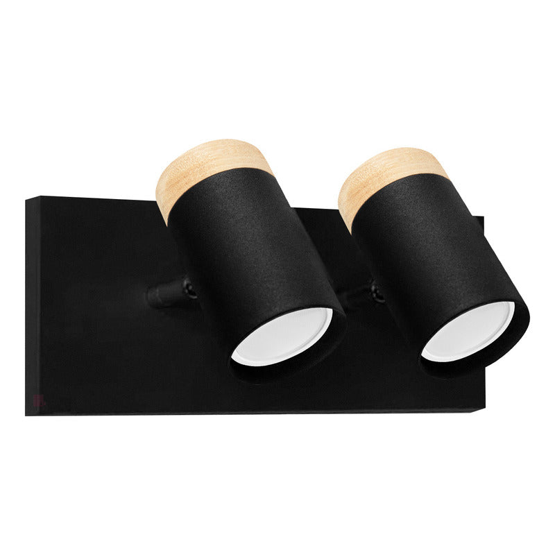 Plafón Dolby 2 Luces Techo Iluminacion Led Diseño Buena Luz