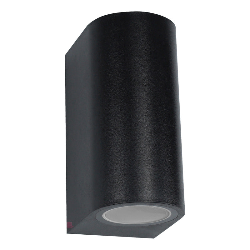 Aplique Exterior Pared Bidireccional Iluminacion Led Ip65 Estructura Negro