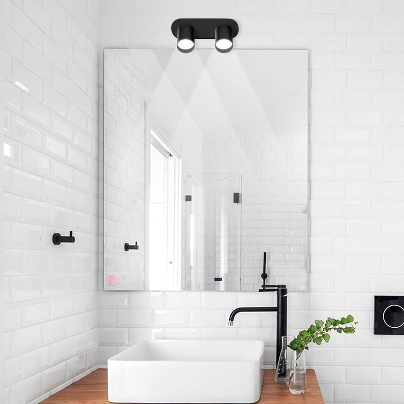 Lampara Aplique De Pared Loop 2 Luces Led Diseño Buena Luz