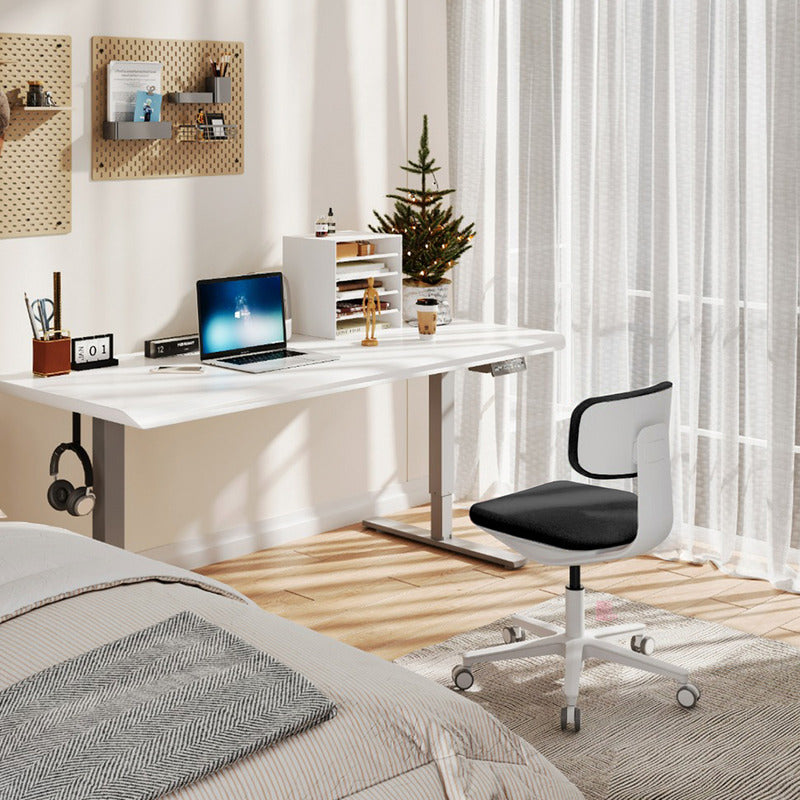 Silla De Escritorio Mac Oficina Diseño Ergonómico Y Calidad Color Negro Material Del Tapizado Tela Elástica