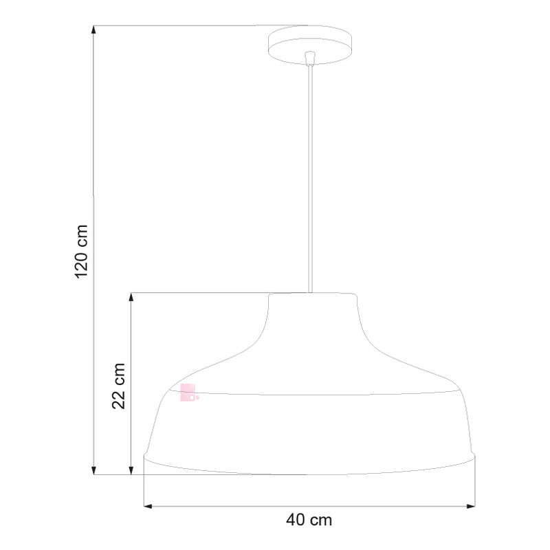 Lámpara Colgante De Techo Led Comedor Mimbre 40cm Buena Luz