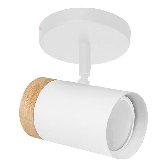 Aplique De Pared Dolby 1 Luz Led Dirigible Diseño Buena Luz Estructura Blanco