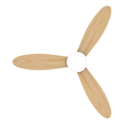 Ventilador De Techo Luz Led Diseño Galaxy Madera Buena Luz Cantidad De Aspas 3 Estructura Negro Diámetro 1.32 M Frecuencia 60hz Material De Las Aspas Metal