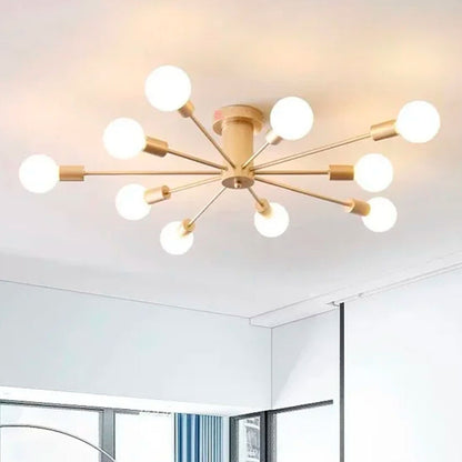 Lámpara De Techo Azteka Led Ideal Living Comedor Buena Luz