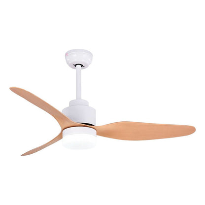 Ventilador De Techo Venture Wood Luz Led Buena Luz Cantidad De Aspas 3 Estructura Blanco Aspas Madera Diámetro 3.048 M Frecuencia 60 Material De Las Aspas Madera