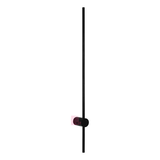 Aplique Pared Tower Diseño Espejo Lámpara Led Buena Luz Estructura Negro / Luz Cálida