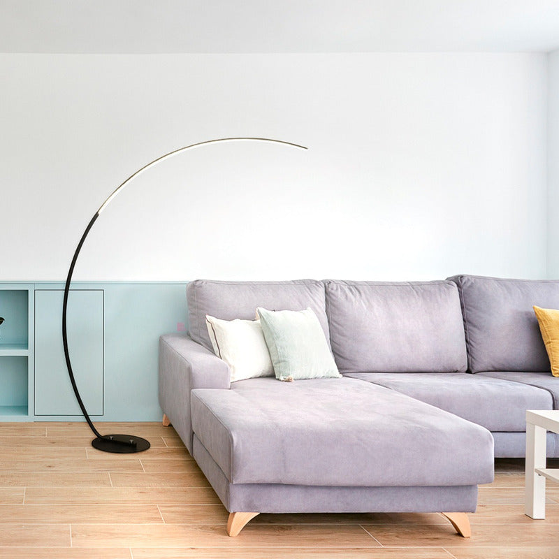 Lámpara De Pie Arco Bridge Led Diseño Moderno Buena Luz