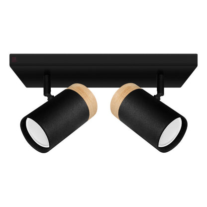 Plafón Dolby 2 Luces Techo Iluminacion Led Diseño Buena Luz