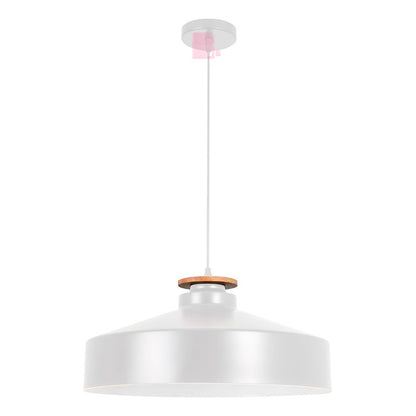 Lampara Colgante Wood Iluminacion Led Decorativa Buena Luz
