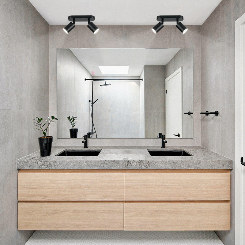 Lampara Aplique De Pared Loop 2 Luces Led Diseño Buena Luz