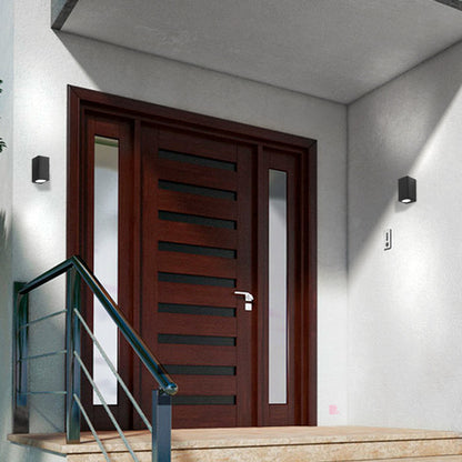 Aplique Exterior De Pared Deck Bidireccional Iluminacion Led