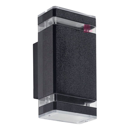 Aplique Pro De Pared Exterior Doble Luz Led Ip65 Buena Luz