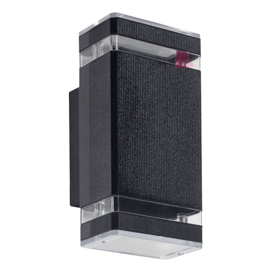 Aplique Pro De Pared Exterior Doble Luz Led Ip65 Buena Luz
