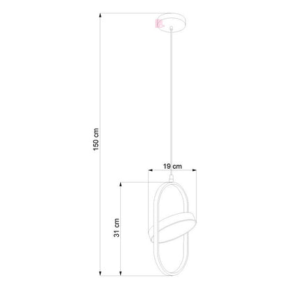 Lampara Colgante Wow Led Direccional Decorativa Buena Luz