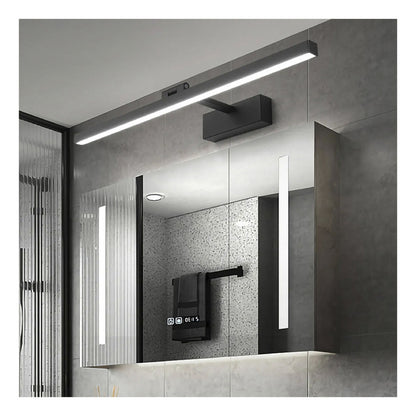 Aplique Pared Line Diseño Espejo Baño Lámpara Led Buena Luz