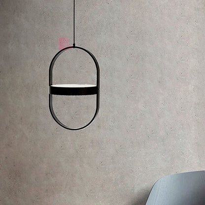 Lampara Colgante Wow Led Direccional Decorativa Buena Luz Estructura Negro