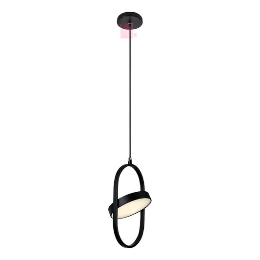 Lampara Colgante Wow Led Direccional Decorativa Buena Luz Estructura Negro
