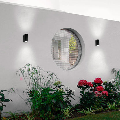 Aplique Exterior Pared Bidireccional Iluminacion Led Ip65
