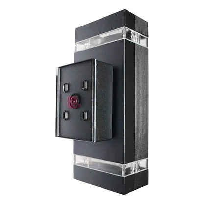 Aplique Pro De Pared Exterior Doble Luz Led Ip65 Buena Luz