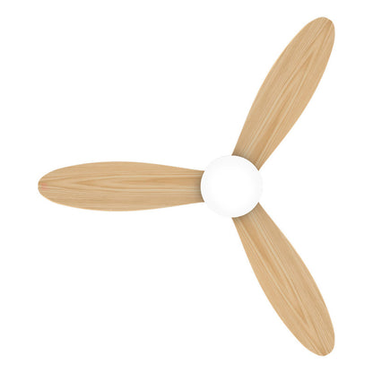Ventilador De Techo Luz Led Diseño Galaxy Madera Buena Luz