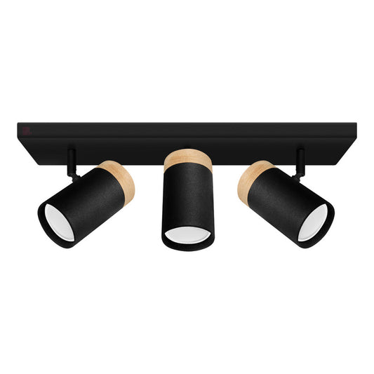 Plafón Techo Dolby 3 Luces Iluminacion Led Diseño Buena Luz